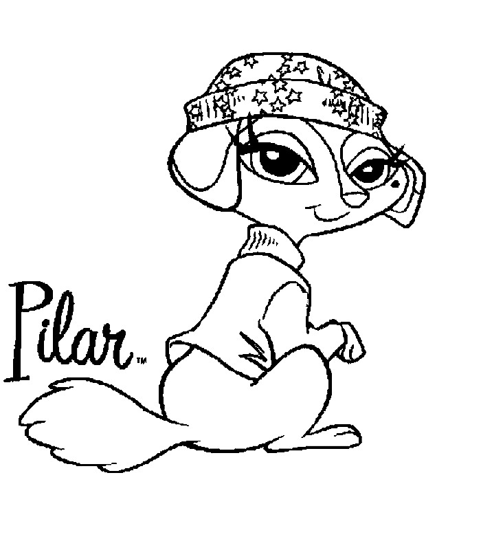 Plansa de colorat cu Pisica 112 16